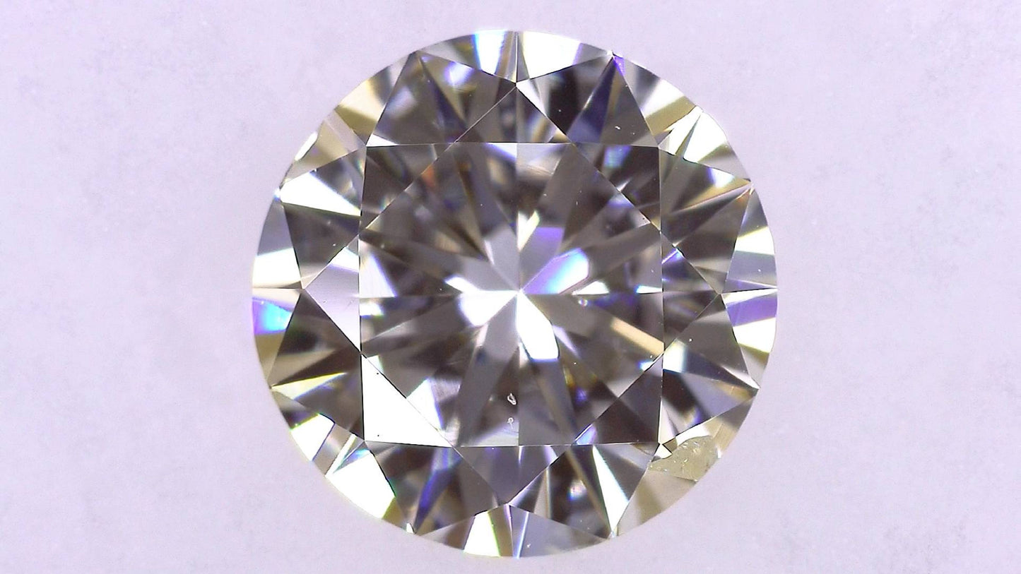 1.102ct J SI-2 VERY GOOD/GD/GD MEDIUM BLUE NATURAL 6.66-6.76X4.02mm Loose Diamond