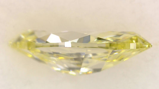 1.514ct Fancy Light Yellow VVS-2 ****/GD/GD NONE NATURAL 12.02-5.37X3.59mm MQ GIA Rareton Hallmarked Diamond Loose