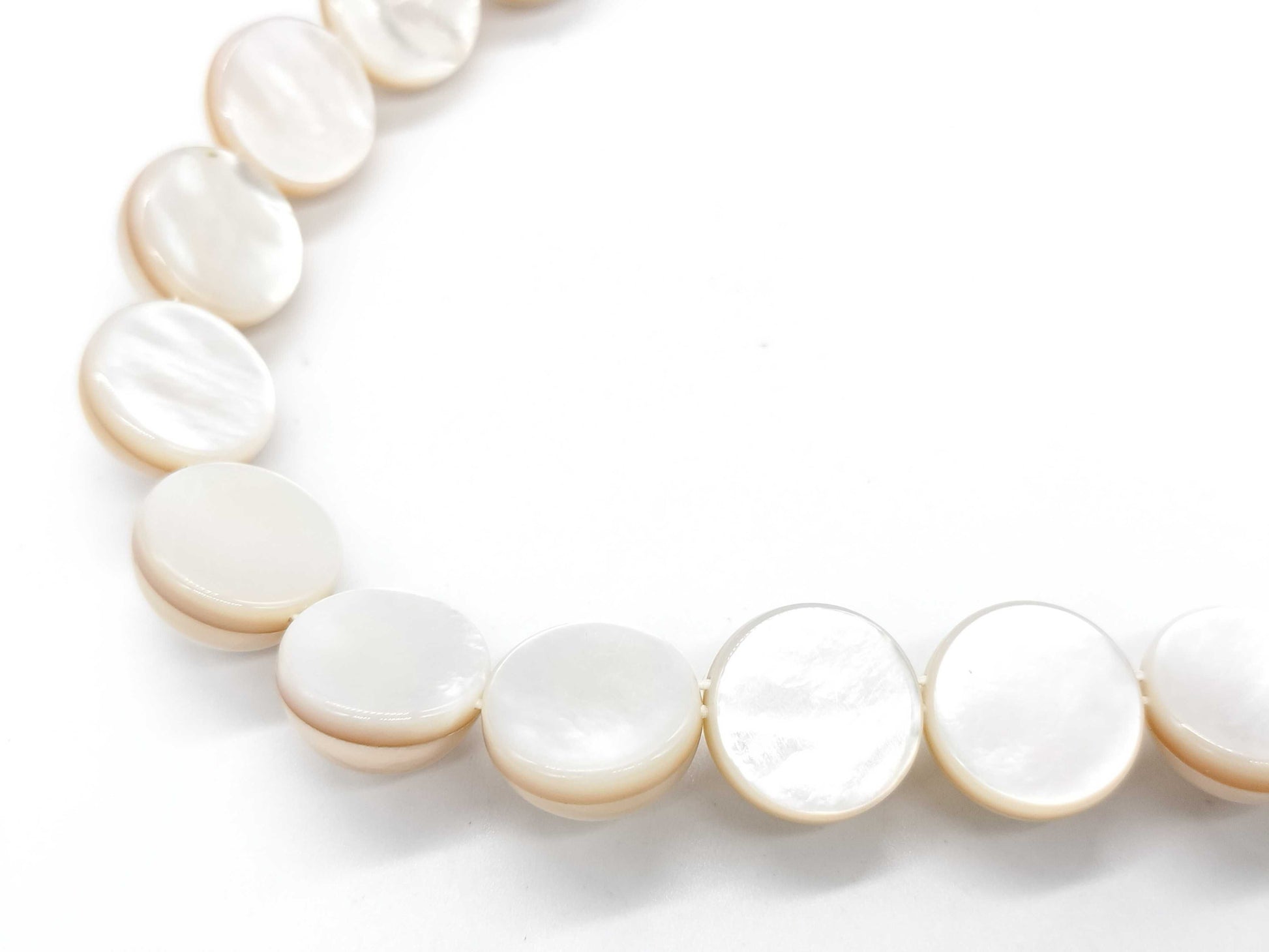 TASAKI Mabe Pearl Necklace, Approx. 13.5mm Diameter, Sterling Silver, 59.4g 