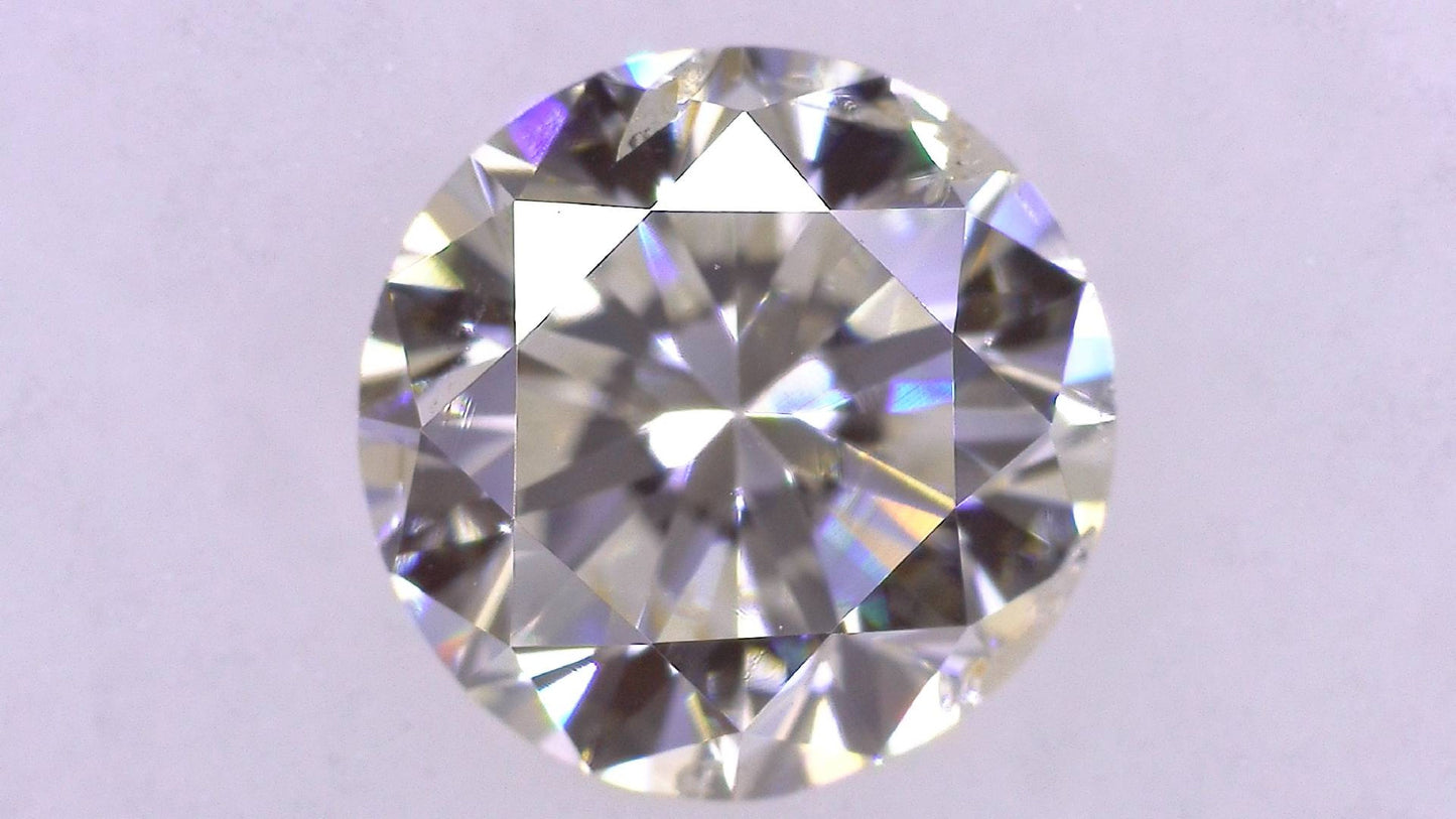 1.025ct J SI-2 GOOD/GD/FR NONE NATURAL 6.31-6.43X3.99mm Loose Diamond