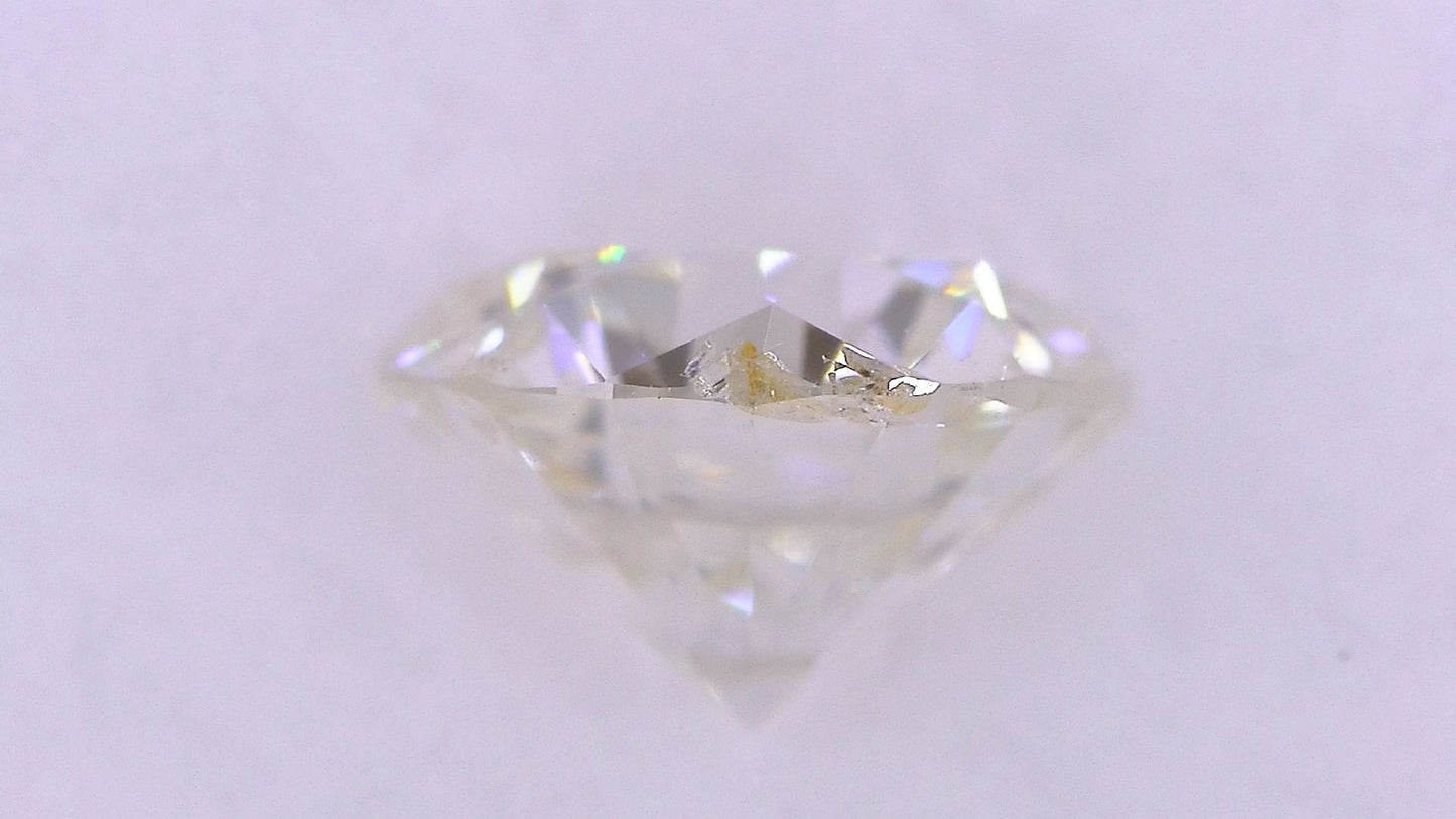 1.025ct J SI-2 GOOD/GD/FR NONE NATURAL 6.31-6.43X3.99mm Loose Diamond