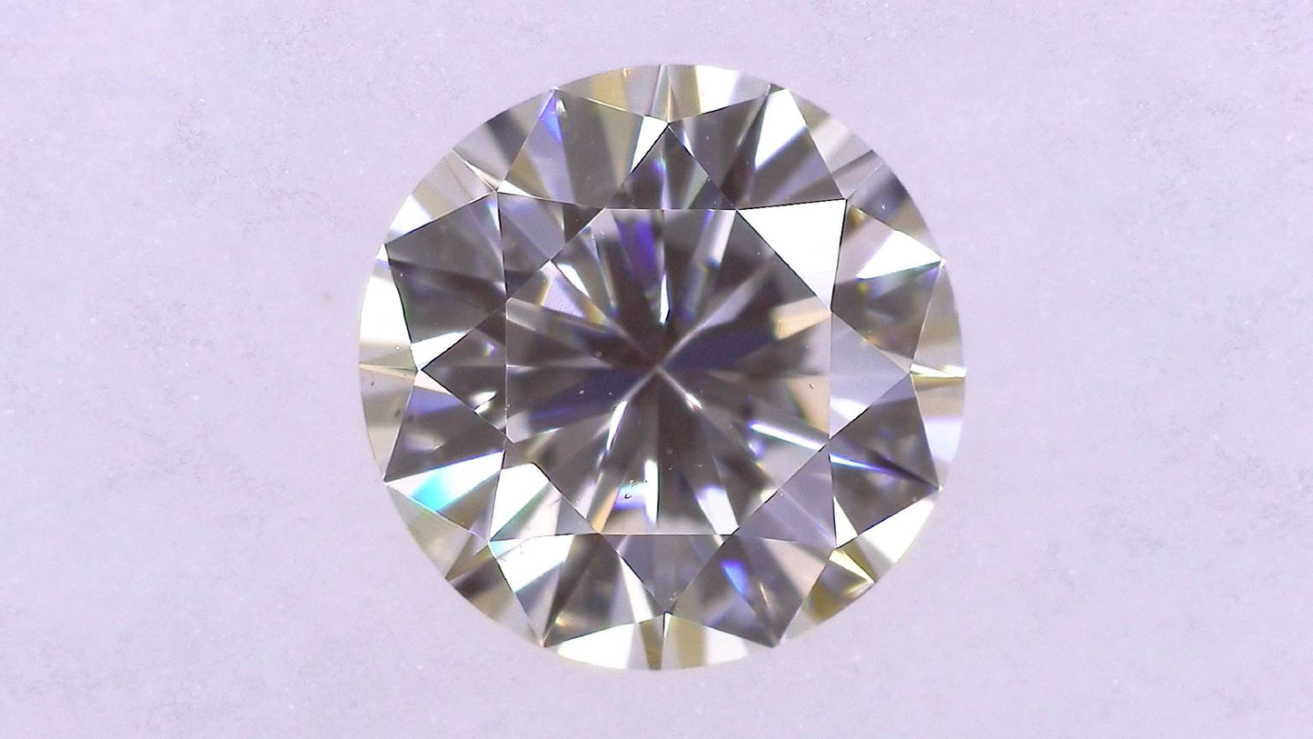 0.528ct F SI-1 FAIR/VG/GD NONE NATURAL 5.22-5.30X3.26mm Loose Diamond