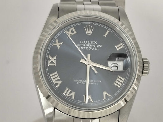 ROLEX 16234 T434155 Blue Roman Men's Watch