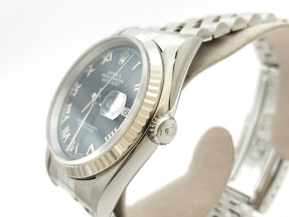 ROLEX 16234 T434155 Blue Roman Men's Watch