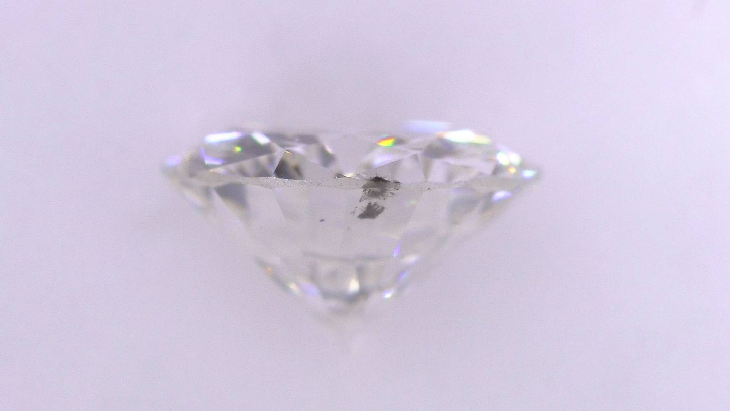 1.716ct H I-1 GOOD/VG/GD FAINT NATURAL 7.96-8.06X4.51mm Loose Diamond