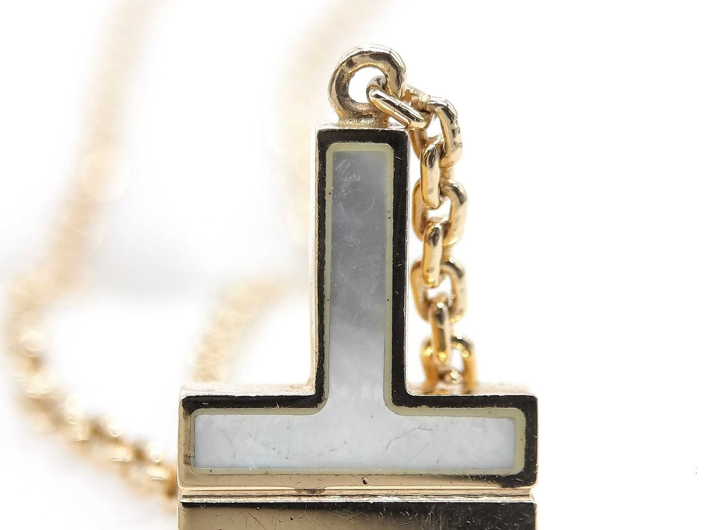 Tiffany & Co. T TWO Shell Diamond Necklace in PG and Au750, 22.5g 