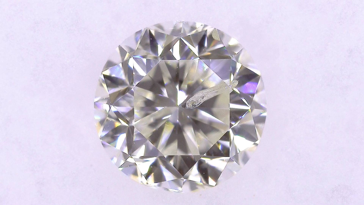 1.056ct J I-1 FAIR/GD/GD NONE NATURAL 6.05-6.16X4.23mm Loose Diamond