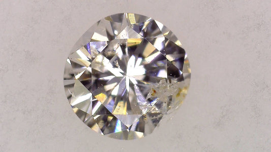 0.328ct G I-1 FAIR/GD/FR MEDIUM BLUE NATURAL 4.22-4.42X2.72mm Loose Diamond