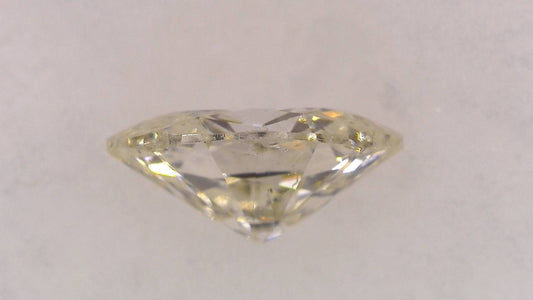 0.386ct L ) FAINT BROWN SI-2 ****/GD/GD STRONG BLUE NATURAL 5.75-4.22X2.57mm OV Diamond Loose