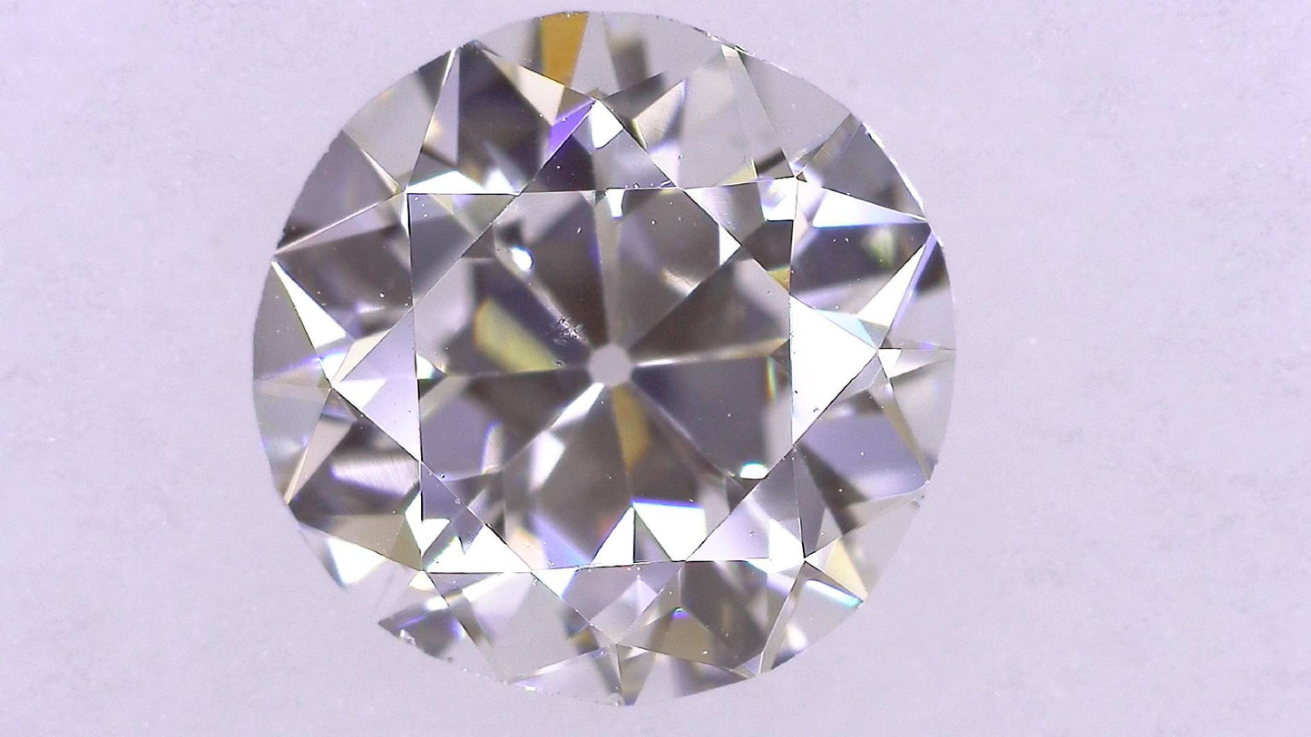 0.789ct F VS-2 ****/GD/FR FAINT NATURAL 5.77-6.01X3.67mm X Diamond Loose