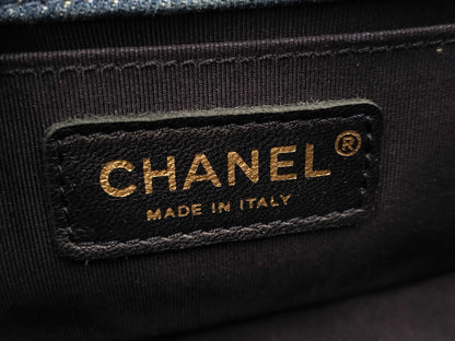 CHANEL Boy Chanel 20 Denim Chain Shoulder Bag Shoulder Bag