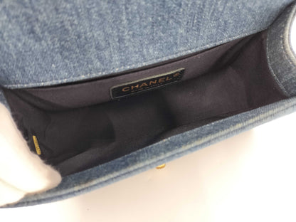 CHANEL Boy Chanel 20 Denim Chain Shoulder Bag Shoulder Bag