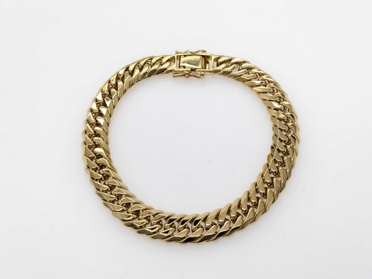 Kihei 6-sided double K18 48.9g bracelet/bangle 