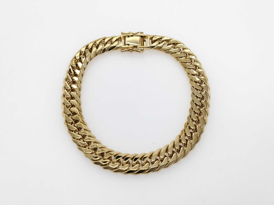 Kihei 6-sided double K18 48.9g bracelet/bangle 