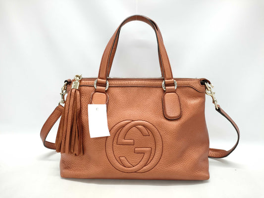 GUCCI Soho 2-Way Tote Bag