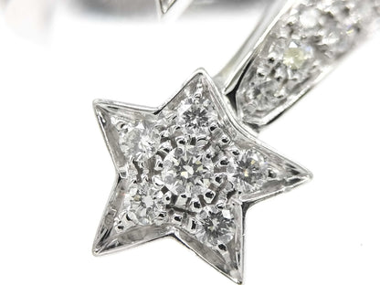 CHANEL Comet #46 Diamond Ring, White Gold, OR750, 6.8g 