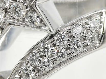 CHANEL Comet #46 Diamond Ring, White Gold, OR750, 6.8g 