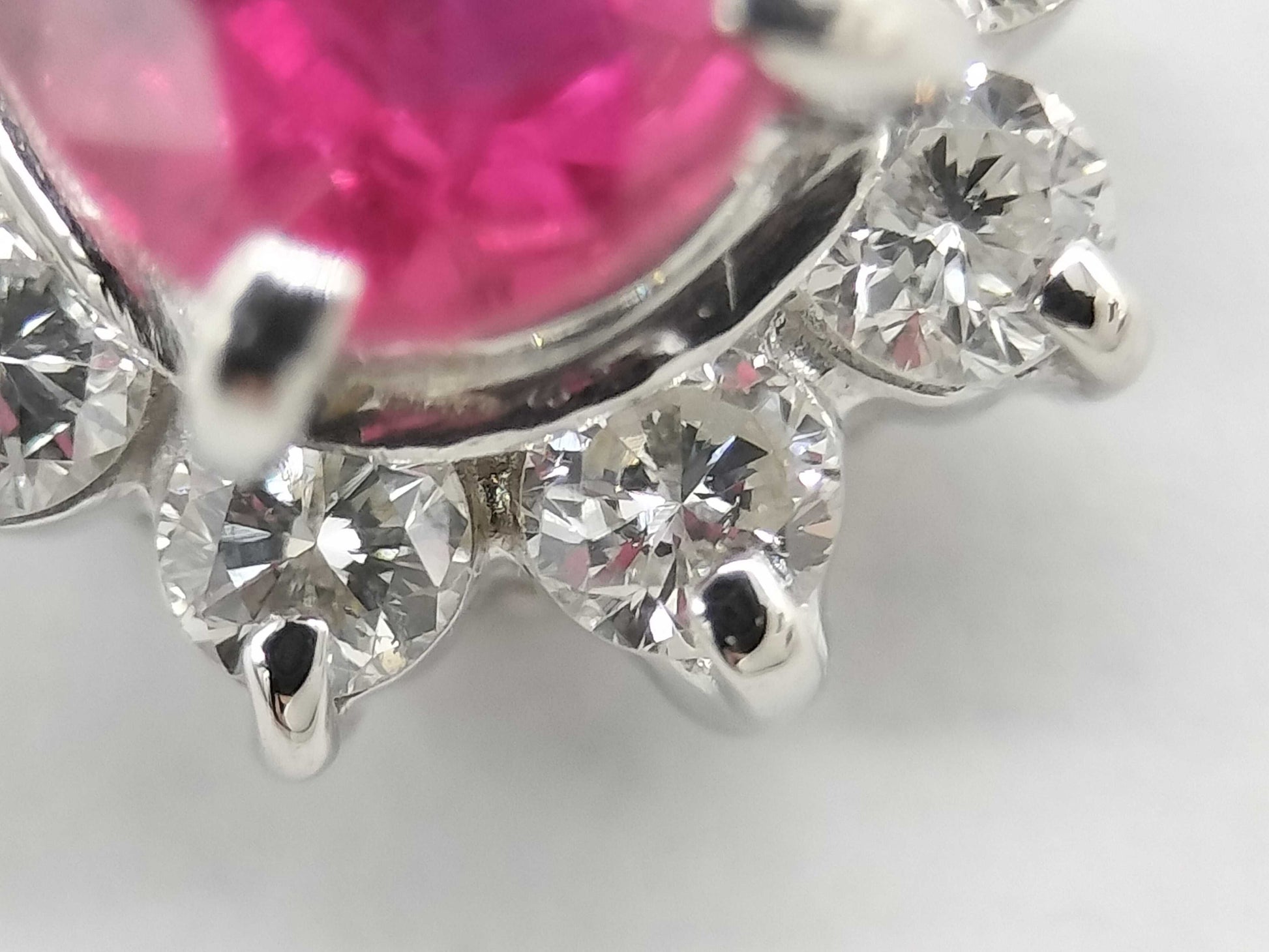 R0.73ct D0.27ct/0.17ct Pt900/Pt850 6.5g Necklace 