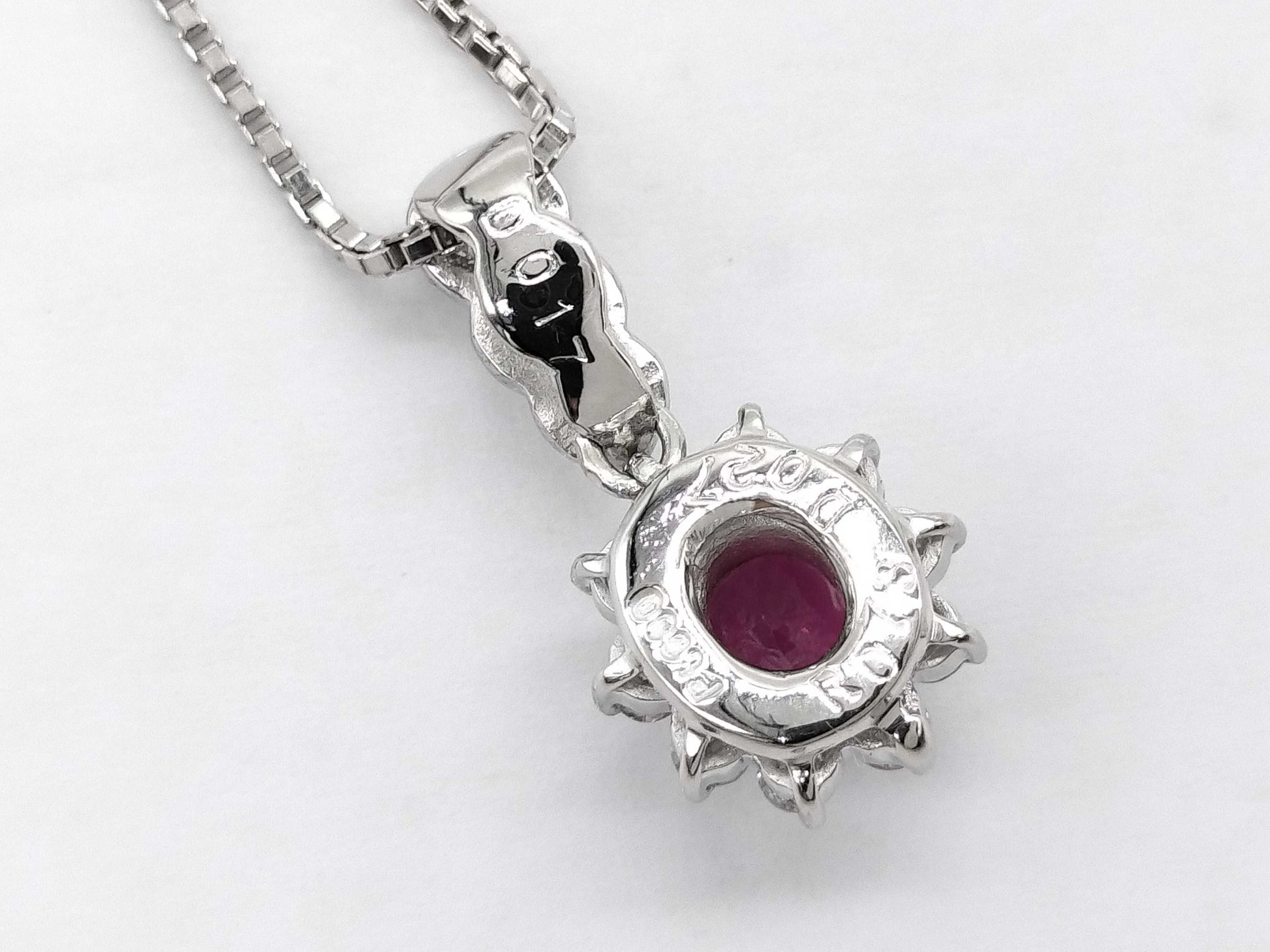 R0.73ct D0.27ct/0.17ct Pt900/Pt850 6.5g Necklace 