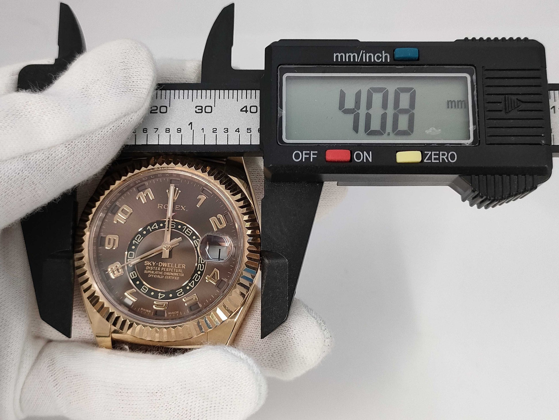 ROLEX Sky-Dweller 326135 123F2001 Chocolate Dial Men's Watch