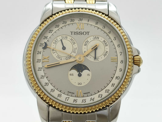 TISSOT C285/385C Triple Calendar Moon Phase Quartz Men's Watch
