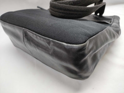 PRADA Canvas x Leather Handbag