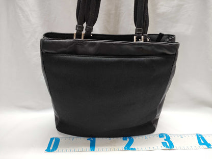 PRADA Canvas x Leather Handbag