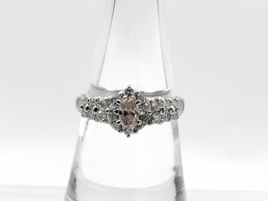 D0.258ct FD0.60ct PT900 4.5g Ring 
