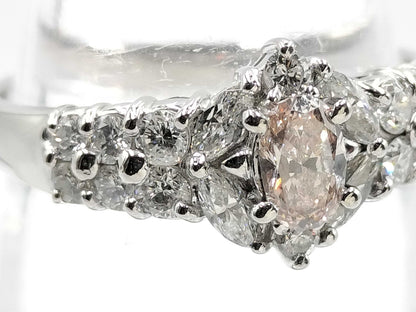 D0.258ct FD0.60ct PT900 4.5g Ring 