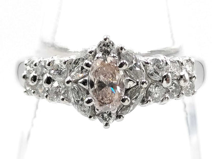 D0.258ct FD0.60ct PT900 4.5g Ring 