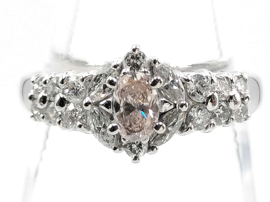 D0.258ct FD0.60ct PT900 4.5g Ring 