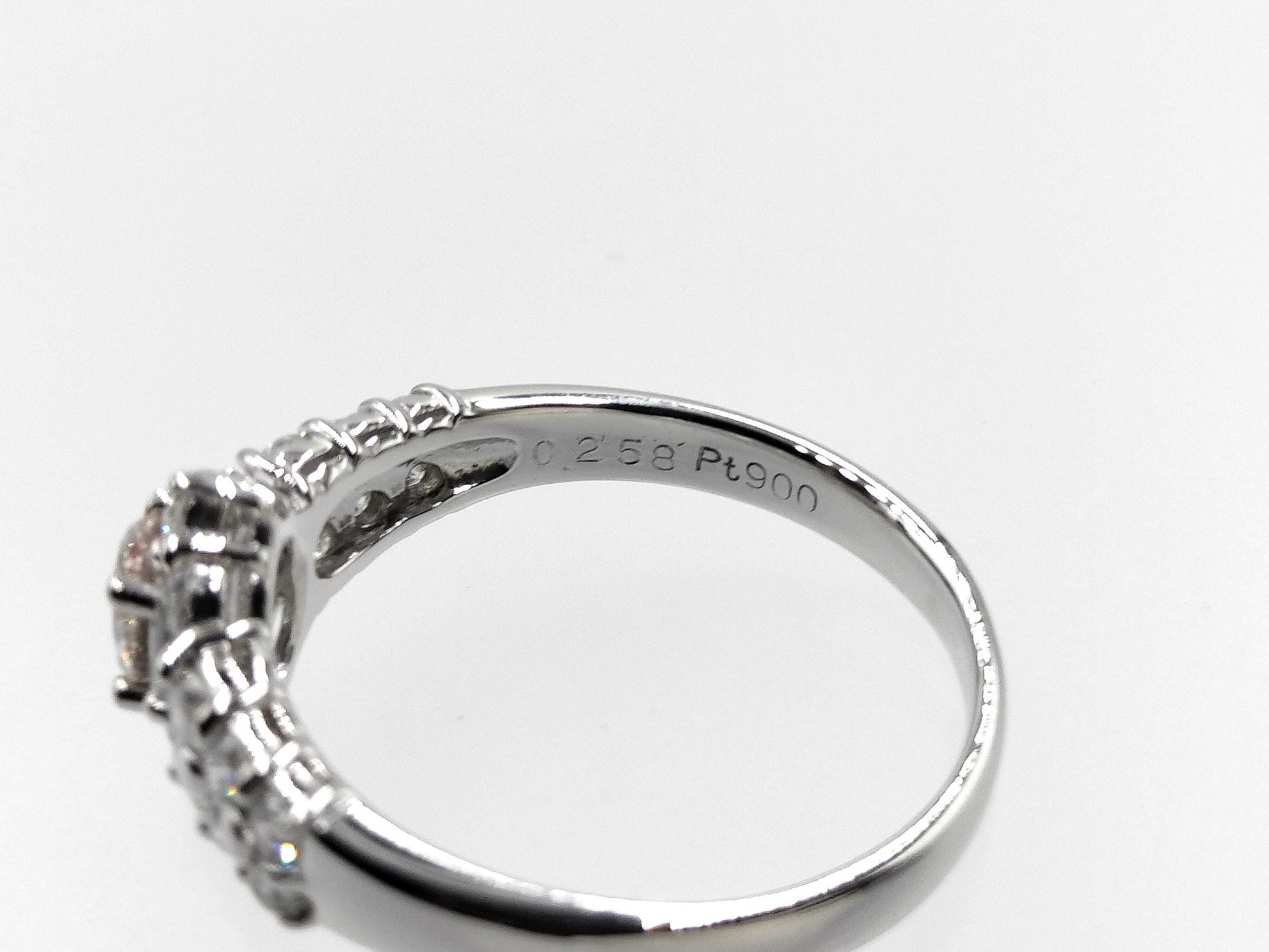 D0.258ct FD0.60ct PT900 4.5g Ring 