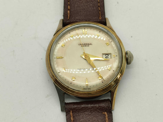 UNIVERSAL GENEVE MONODATE 21317 1413856 Hand-wound Boys' Watch