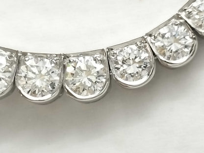 D2.004ct D0.30ct FD0.60ct Diamond PT900 33.6g Necklace 