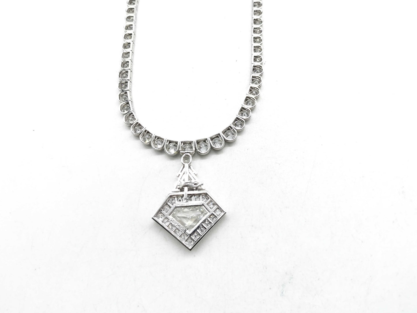 D2.004ct D0.30ct FD0.60ct Diamond PT900 33.6g Necklace 