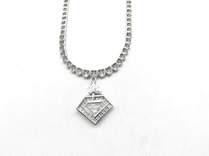 D2.004ct D0.30ct FD0.60ct Diamond PT900 33.6g Necklace 