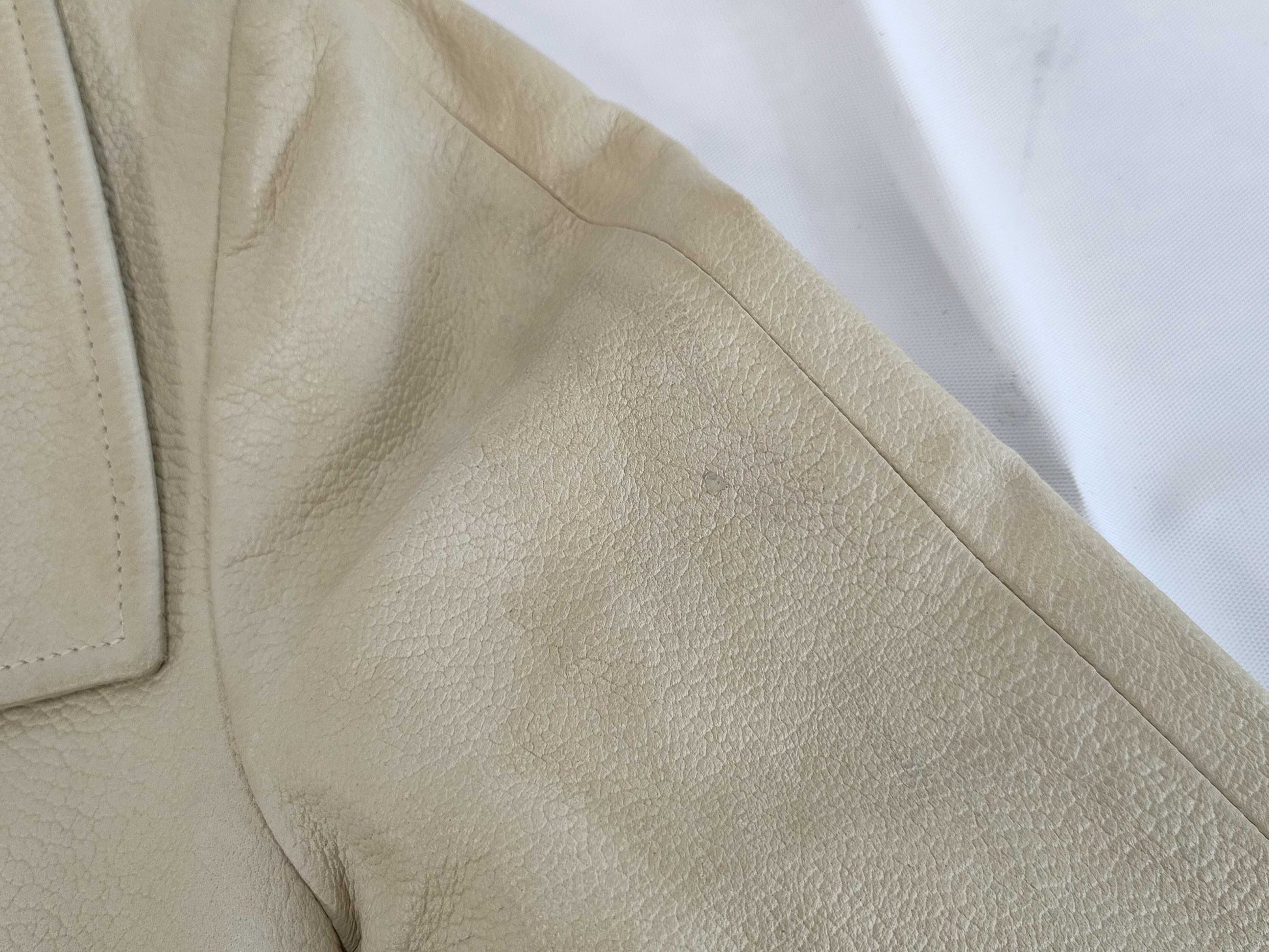 CHANEL Coco Mark Lamb Leather Jacket P31142 Size 34 Jacket
