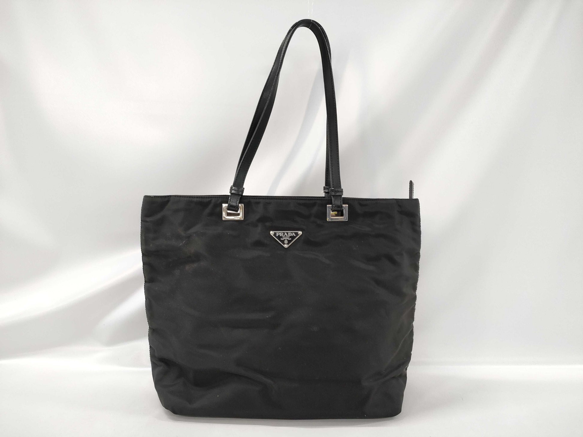 PRADA nylon tote bag, black