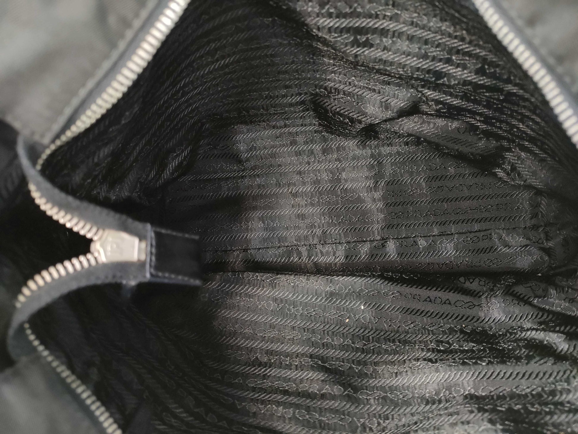 PRADA nylon tote bag, black
