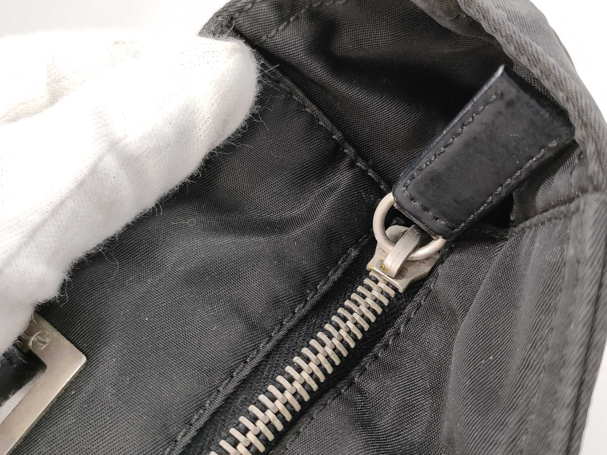 PRADA nylon tote bag, black
