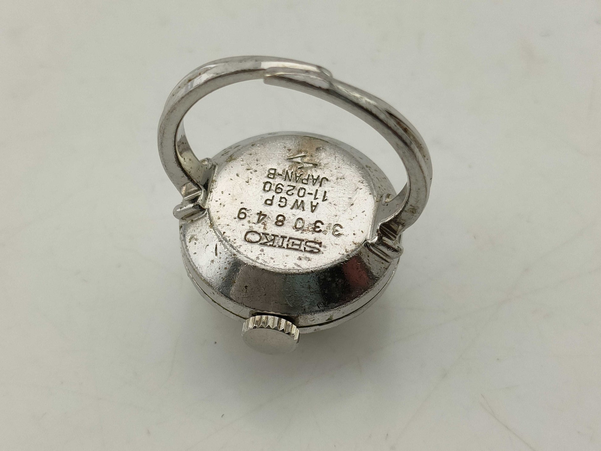 SEIKO Ring Watch 11-0290 330849 Manual Winding Non-Moving Women's Watch