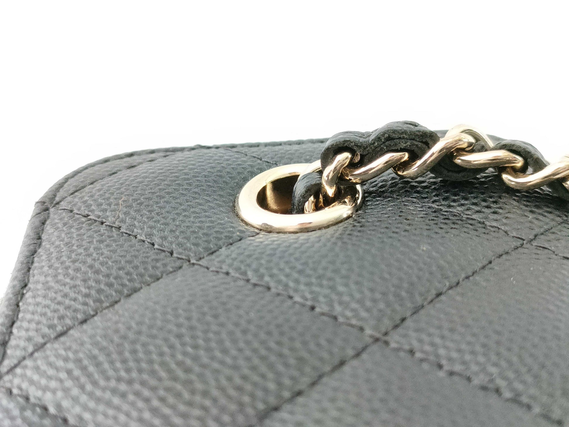 CHANEL #31 Caviar Skin Mini Vanity Chain Bag