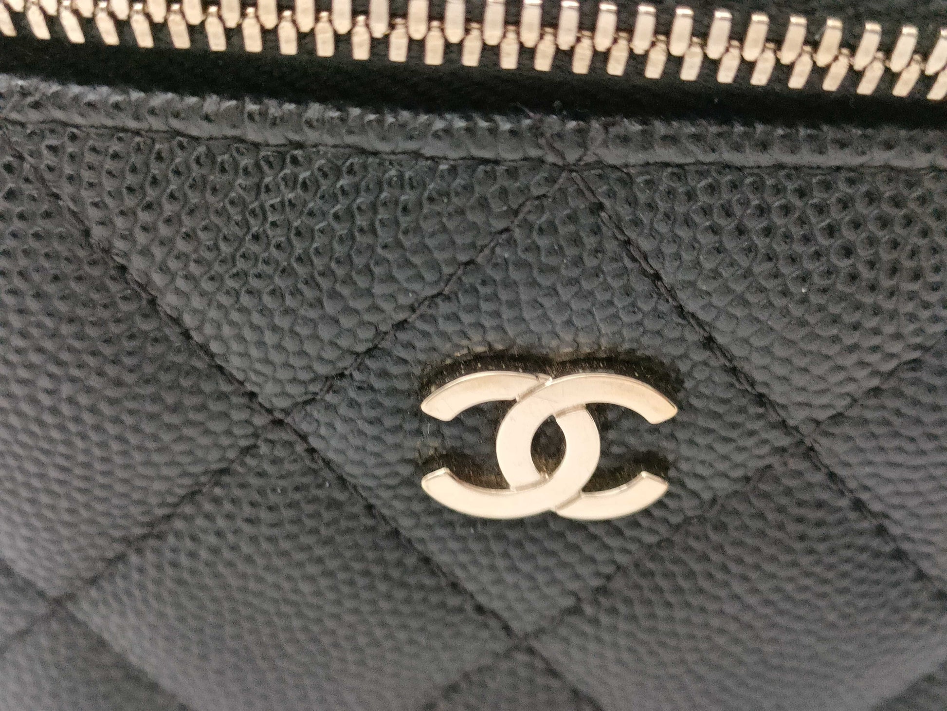 CHANEL #31 Caviar Skin Mini Vanity Chain Bag