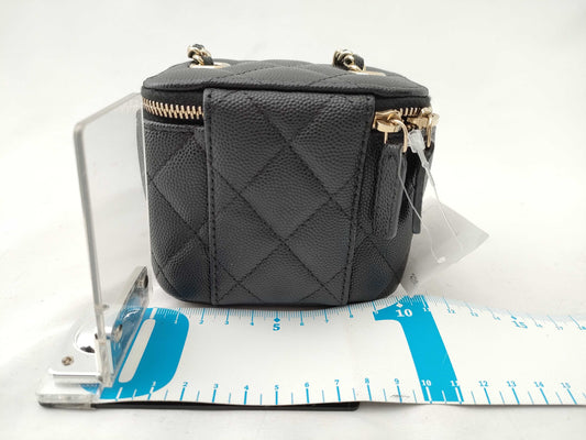 CHANEL #31 Caviar Skin Mini Vanity Chain Bag