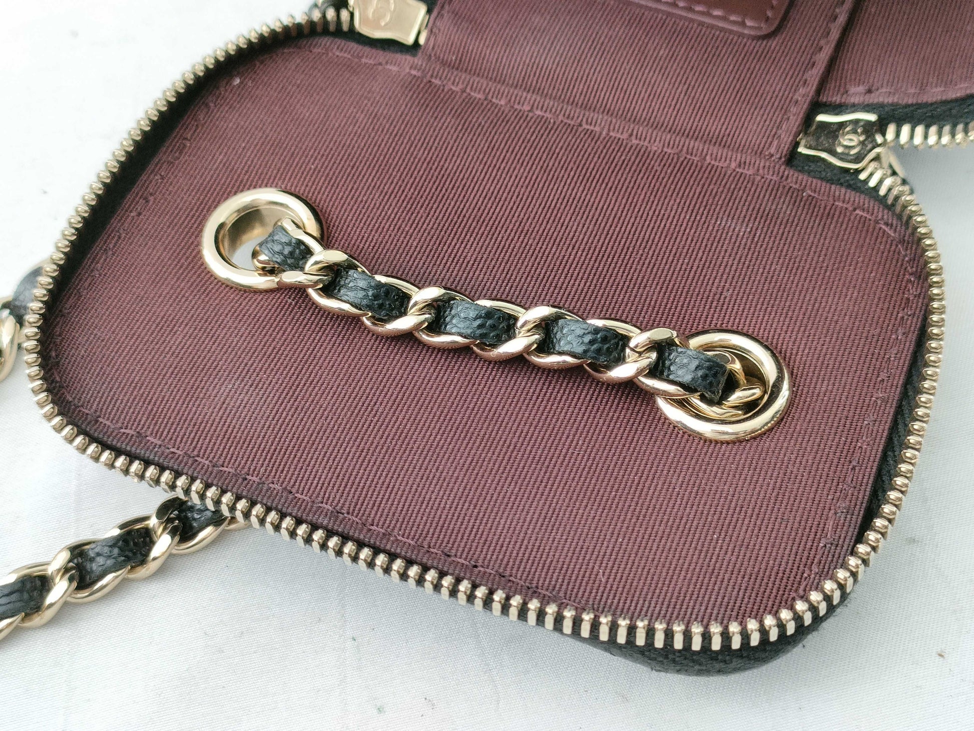 CHANEL #31 Caviar Skin Mini Vanity Chain Bag