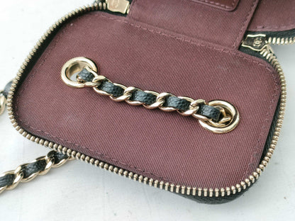 CHANEL #31 Caviar Skin Mini Vanity Chain Bag