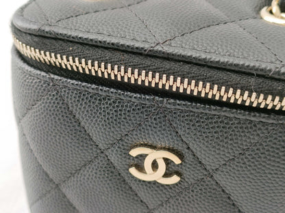 CHANEL #31 Caviar Skin Mini Vanity Chain Bag