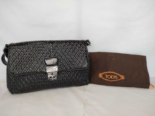 TODS Patent Chien Handbag