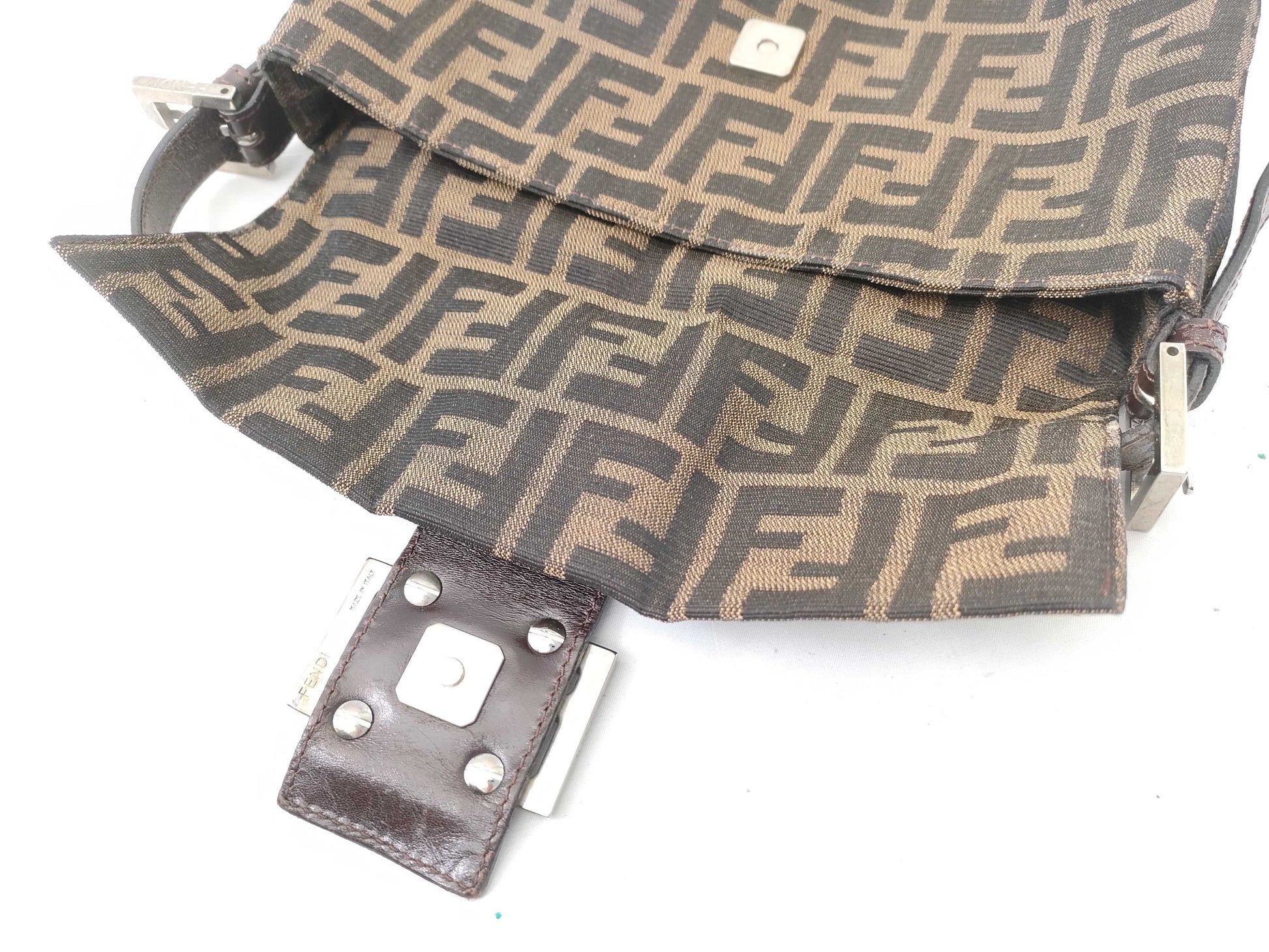 FENDI Zucca pattern bucket shoulder bag