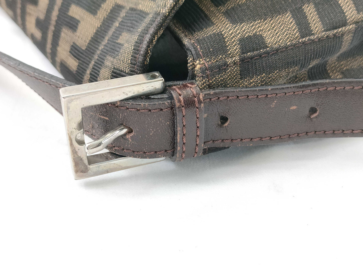 FENDI Zucca pattern bucket shoulder bag